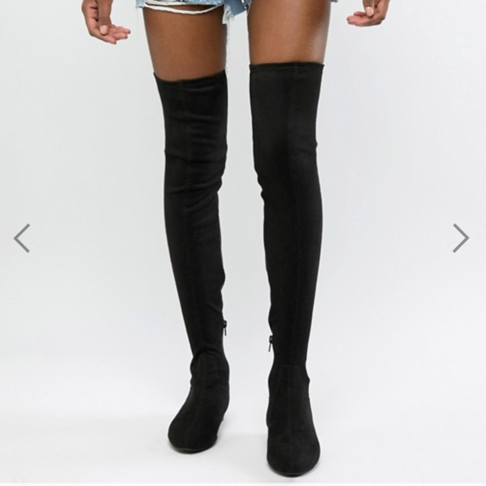 ASOS DESIGN Petite Kelby thigh high boots